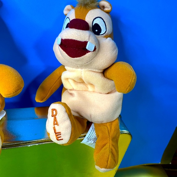 DISNEY EXCLUSIVE NWOT VTG 90s CHIP & DALE COLLECTIBLE RETIRED BEAN BAG PLUSH - Picture 7 of 10